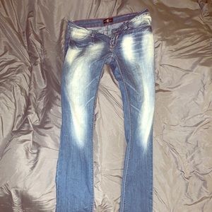 Acid wash look SKINNY jeans